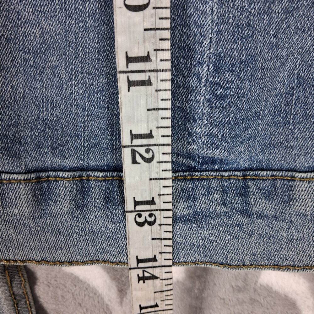 Denim Wrap Skirt Mini Small Blue‎ Cargo Pocket Western Cowgirl Belted - Picture 6 of 8